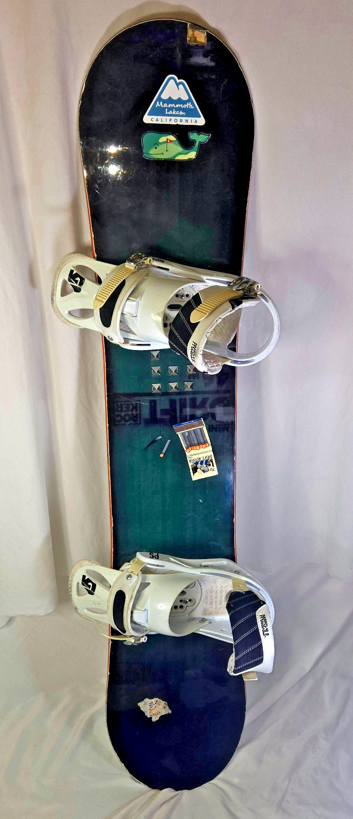 Salomon Drift Rocker 156cm 46W Snowboard Dark Green Burton Freestyle Bindings