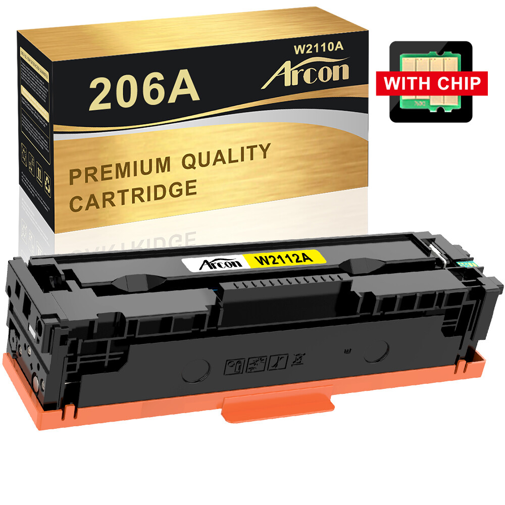 WITH CHIP W2110A For HP 206A Toner Color lot LaserJet Pro M283fdw M283cdw M282