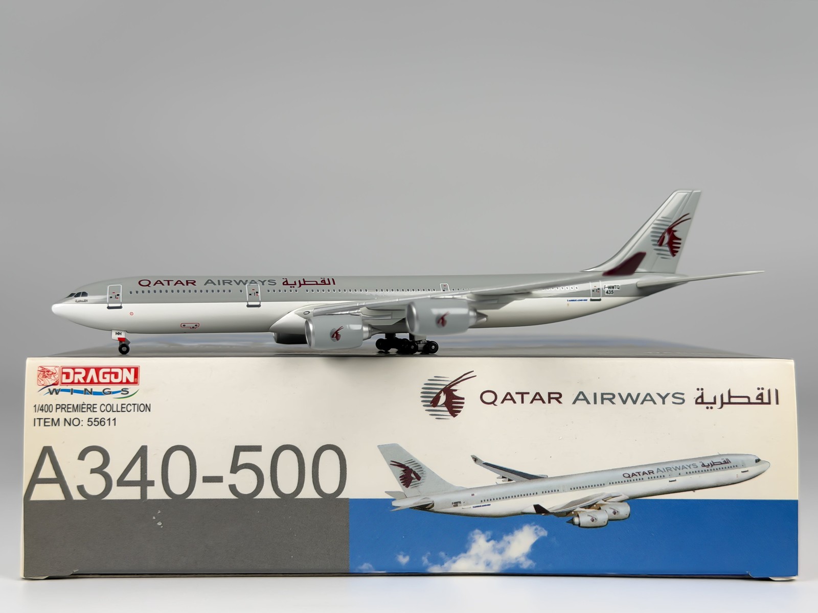 Dragon Wings 1:400 Qatar Airways Airbus A340-500 F-WWTQ Dragon Wings 1:400 Qatar Airways Airbus A340-500 F-WWTQ
