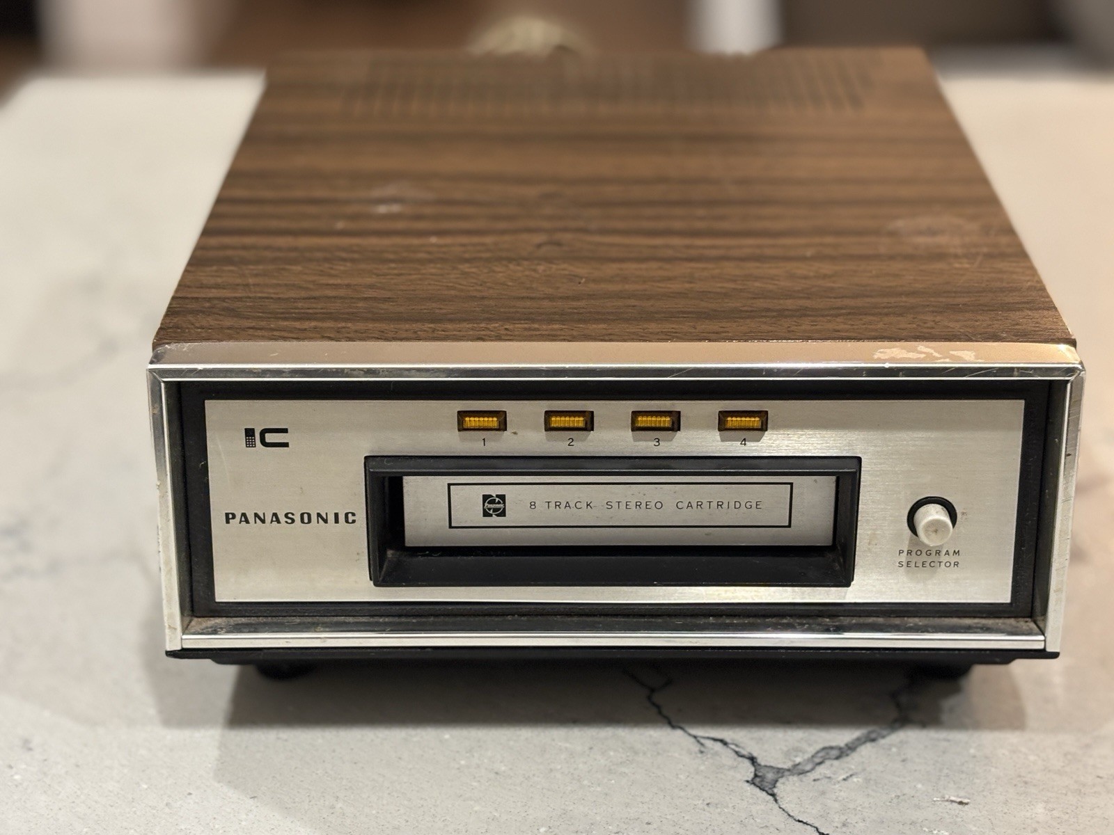 Vintage Panasonic RS-802US 8 Track Stereo Cartridge Player ~ Power OK ~ Repair