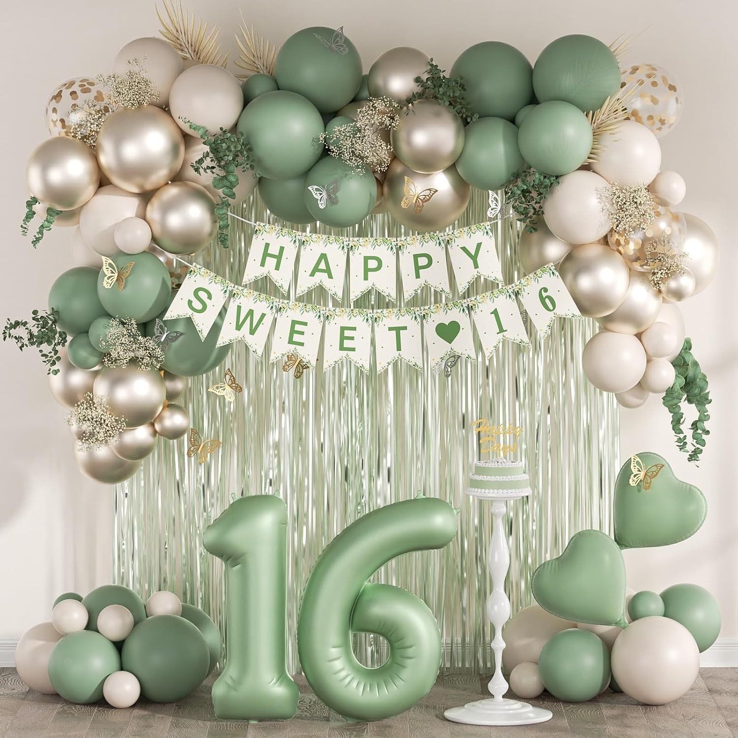 73pcs Sweet 16 Party Decorations 16 Birthday Decorations W/ 16th Birthday Banner 73pcs Sweet 16 Party Decorations 16 Birthday Decorations W/ 16th Birthday Banner