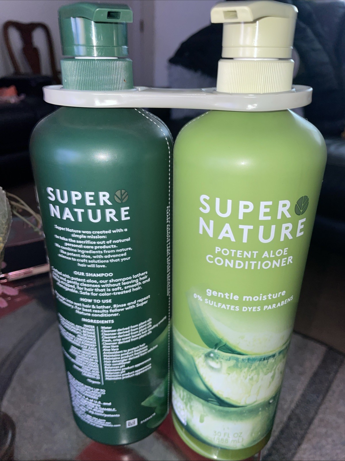 Super Nature Potent Aloe Gentle Moisture Shampoo & Conditioner - 30 fl oz Super Nature Potent Aloe Gentle Moisture Shampoo & Conditioner - 30 fl oz