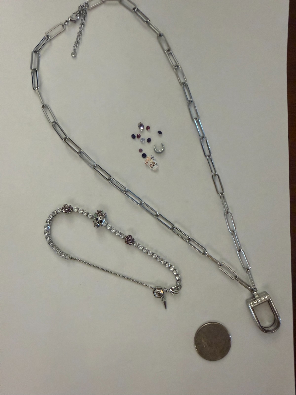 Origami Owl sugar skull bracelet and necklace Origami Owl sugar skull bracelet and necklace