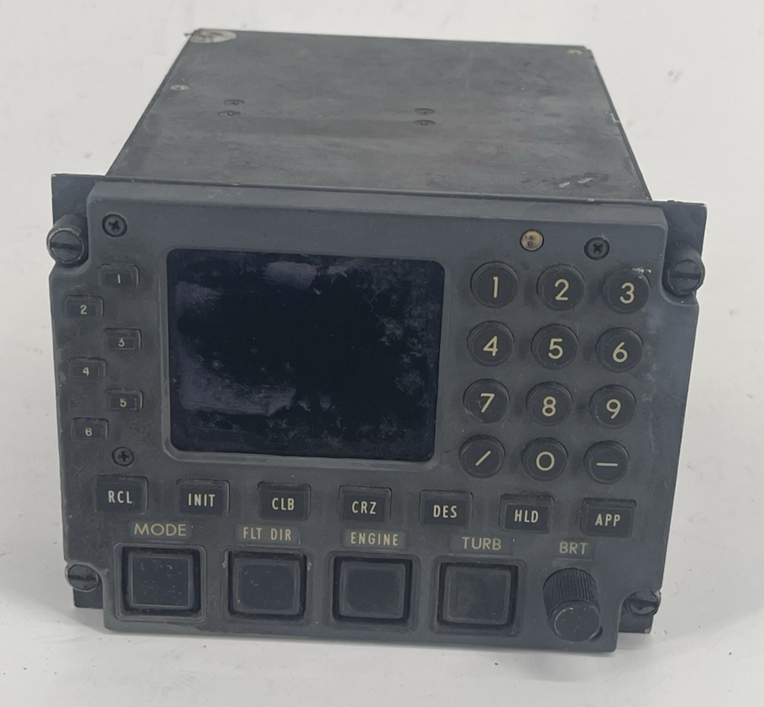 Sperry 4047200-904 PMS Controller CDU Boeing 737-201 Flight Management Aircraft