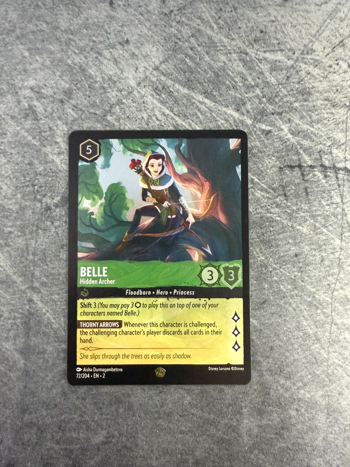 Belle - Hidden Archer 72/204 Rise of the Floodborn Cold Foil