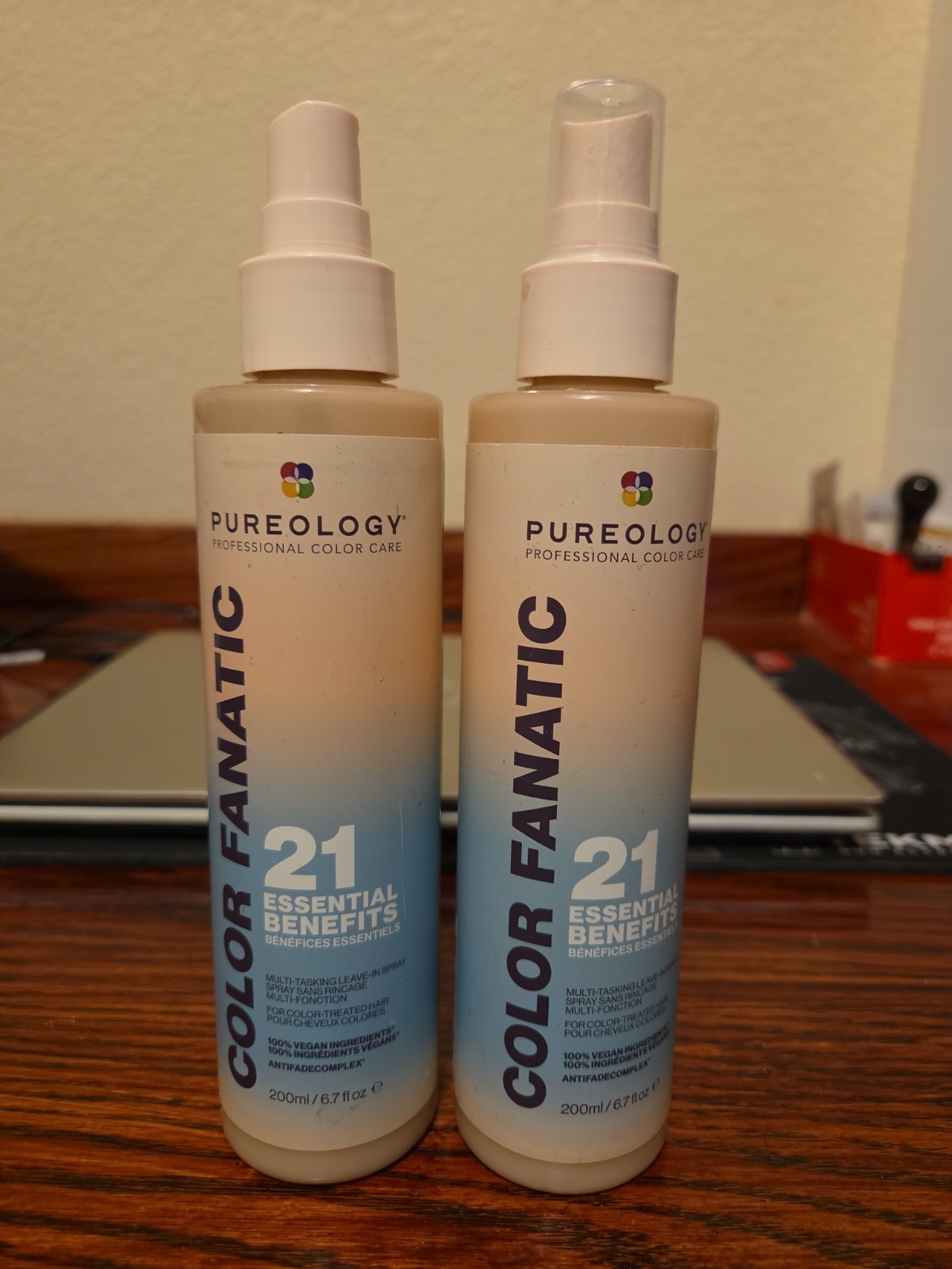 2x Pureology Color Fanatic Leave-In conditioner & detangling spray
