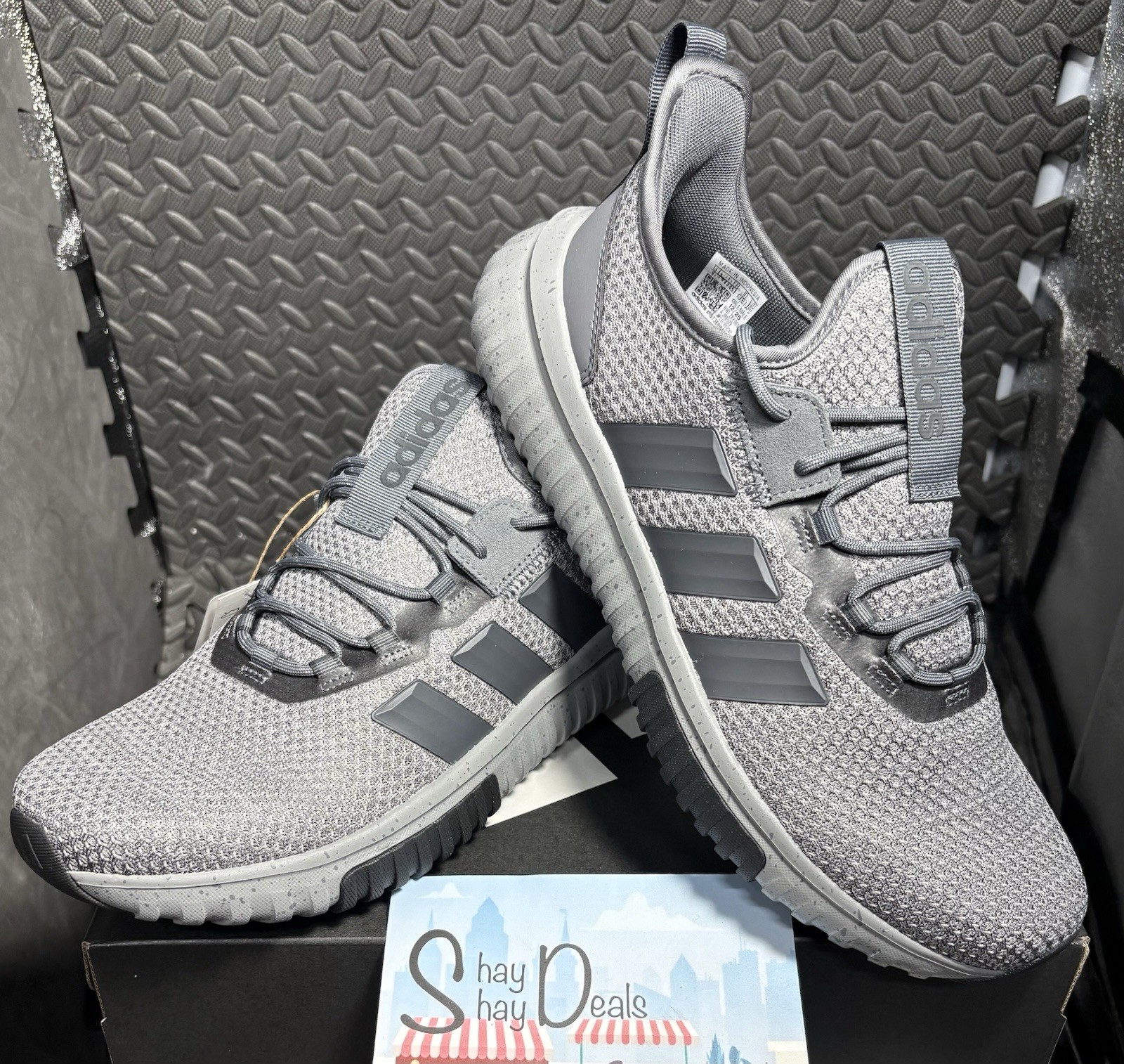 adidas Kaptir 4.0 Grey Carbon MENs Size 12 NEW W Box/Tag FREESHIP JR8529 adidas Kaptir 4.0 Grey Carbon MENs Size 12 NEW W Box/Tag FREESHIP JR8529