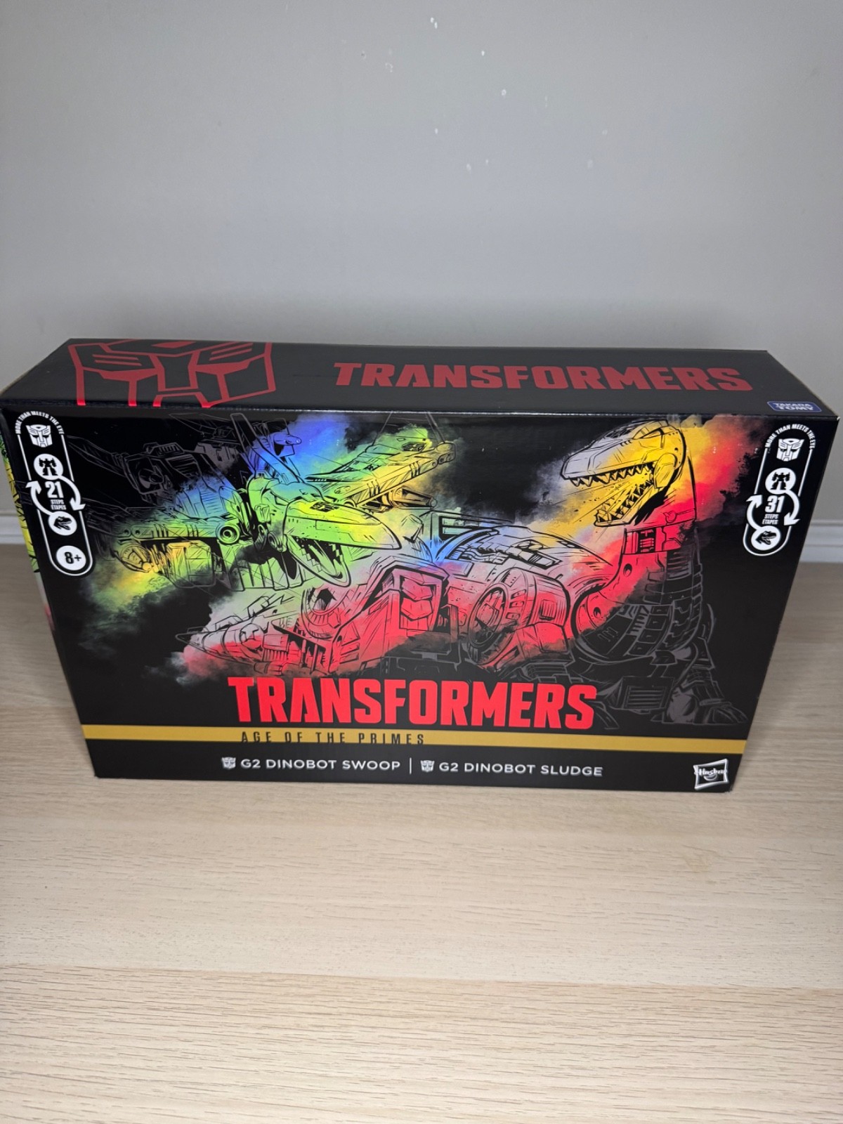 Transformers Age of the Primes Generations Leader Class G2 Dinobot Swoop Sludge