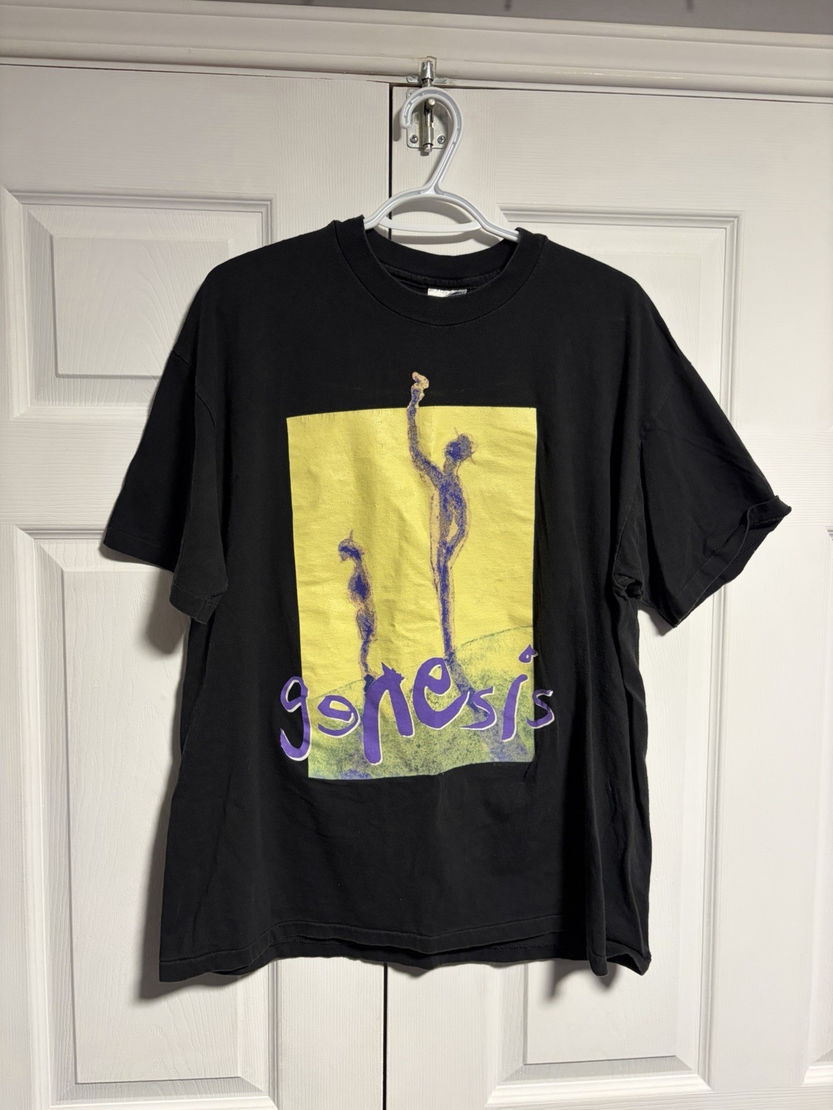 Vintage 1992 Genesis World Tour Band T-shirt Mens XL Single Stitch Black USA