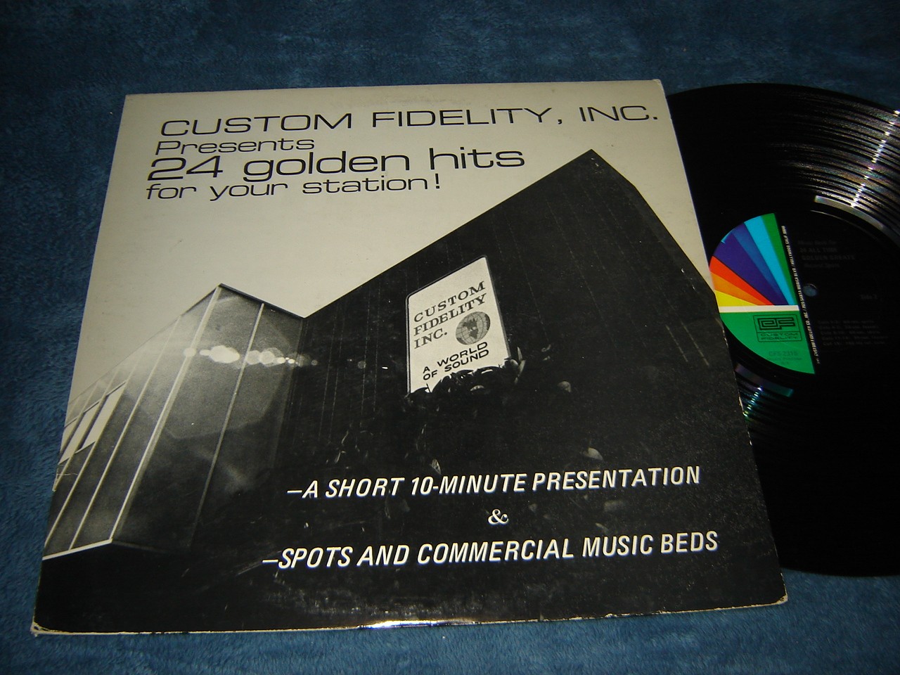 Custom Fidelity Presents 24 Golden Hits For Your Station LP rare promo
