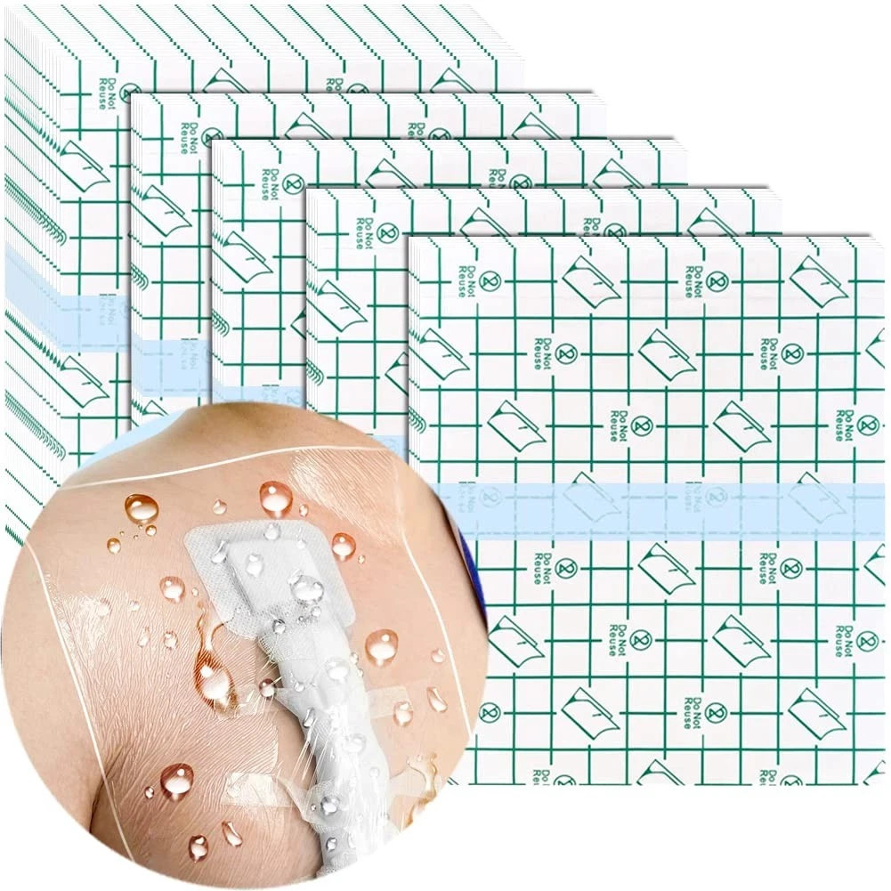 50 Pcs Waterproof Shower Protector Bandage 4x4 inch for Chest Chemo Dialysis 50 Pcs Waterproof Shower Protector Bandage 4x4 inch for Chest Chemo Dialysis