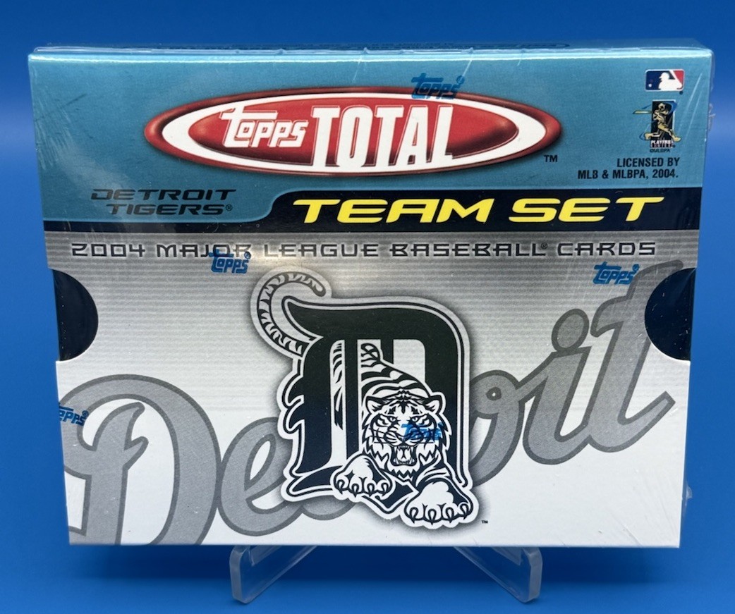 2004 Topps Total DETROIT TIGERS Factory-Sealed Team Set-31 Cards Ivan Rodriguez 2004 Topps Total DETROIT TIGERS Factory-Sealed Team Set-31 Cards Ivan Rodriguez