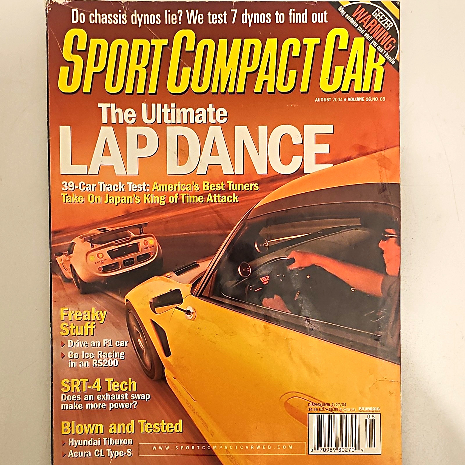Sport Compact Car Magazine August 2004 Vol 16 No 08 Ultimate Lap Dance SRT-4 Sport Compact Car Magazine August 2004 Vol 16 No 08 Ultimate Lap Dance SRT-4