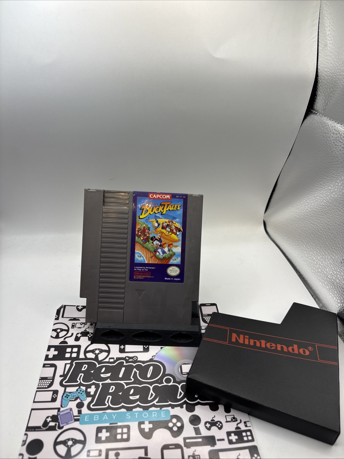 Disney\'s DuckTales NES Nintendo 1989 With Nintendo Dust Cover / Tested VG