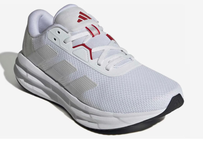 adidas Galaxy 7 M Men\'s White/Red Low Top Sneakers NIB