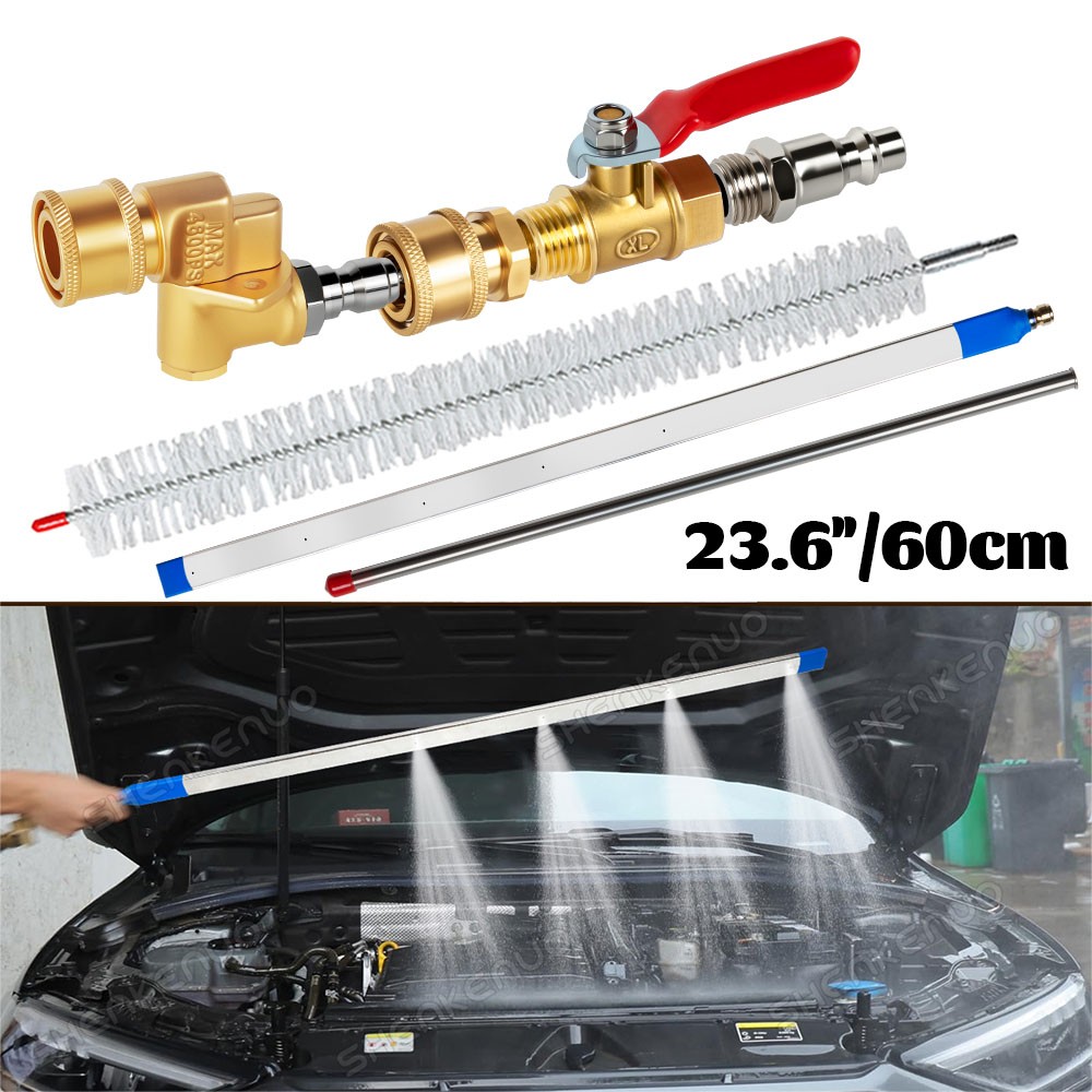 60cm/23.62in Radiator Cleaning Wand - Over 4500PSI Portable Pressure Washer Tool