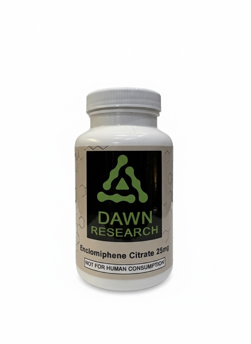 Dawn Research Enclomiphene 25mg 50 Capsules For Research Purposes ONLY