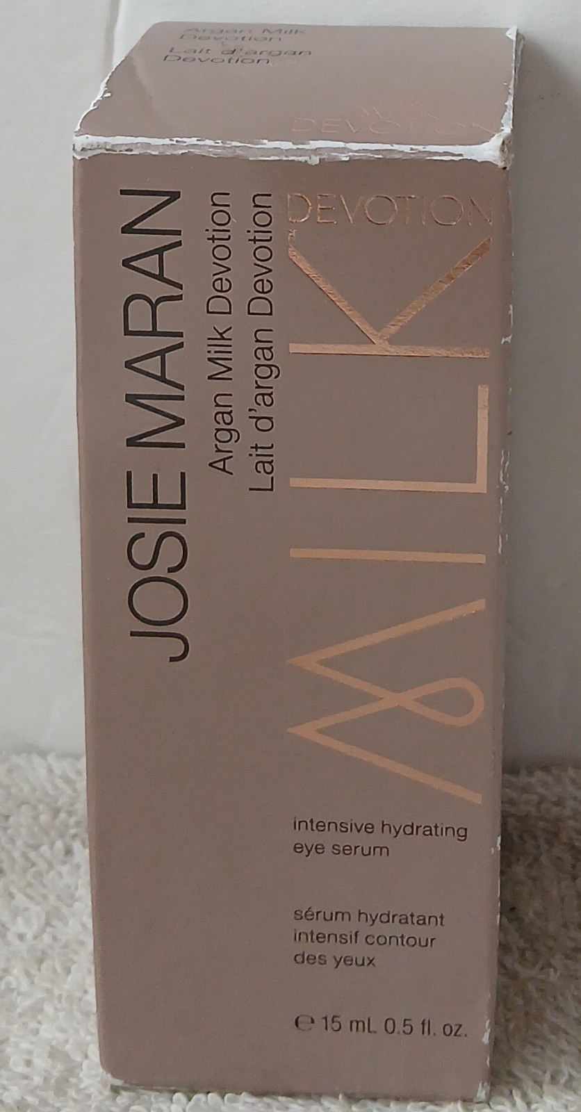 Josie Maran Argan Milk Devotion Intensive Hydrating Eye Serum Unscented 0.5oz Josie Maran Argan Milk Devotion Intensive Hydrating Eye Serum Unscented 0.5oz