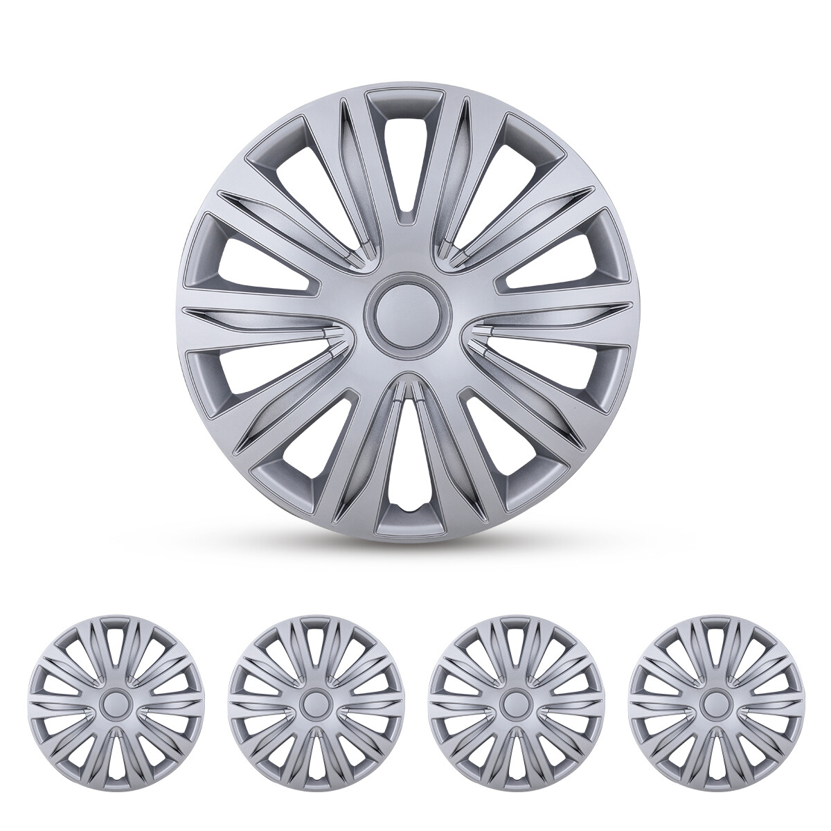 New 4PCS 17in Lacquer Wheel Covers Full Rim Hub Caps fit R17 Tire & Steel Wheels