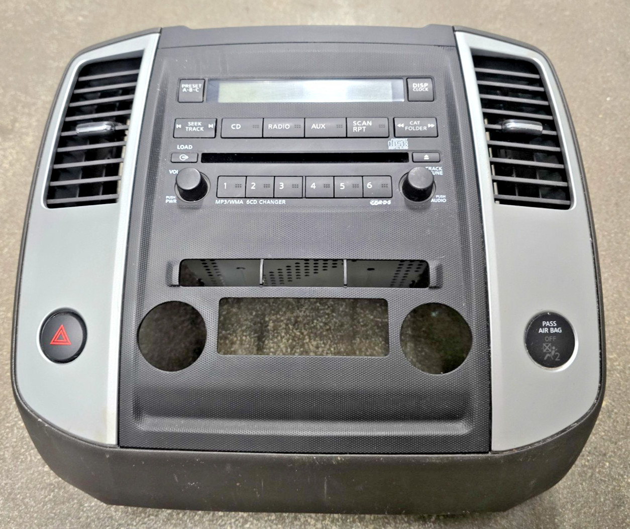 2009-2012 Nissan Xterra Frontier Heater Radio Climate Control Air Vent Panel OEM