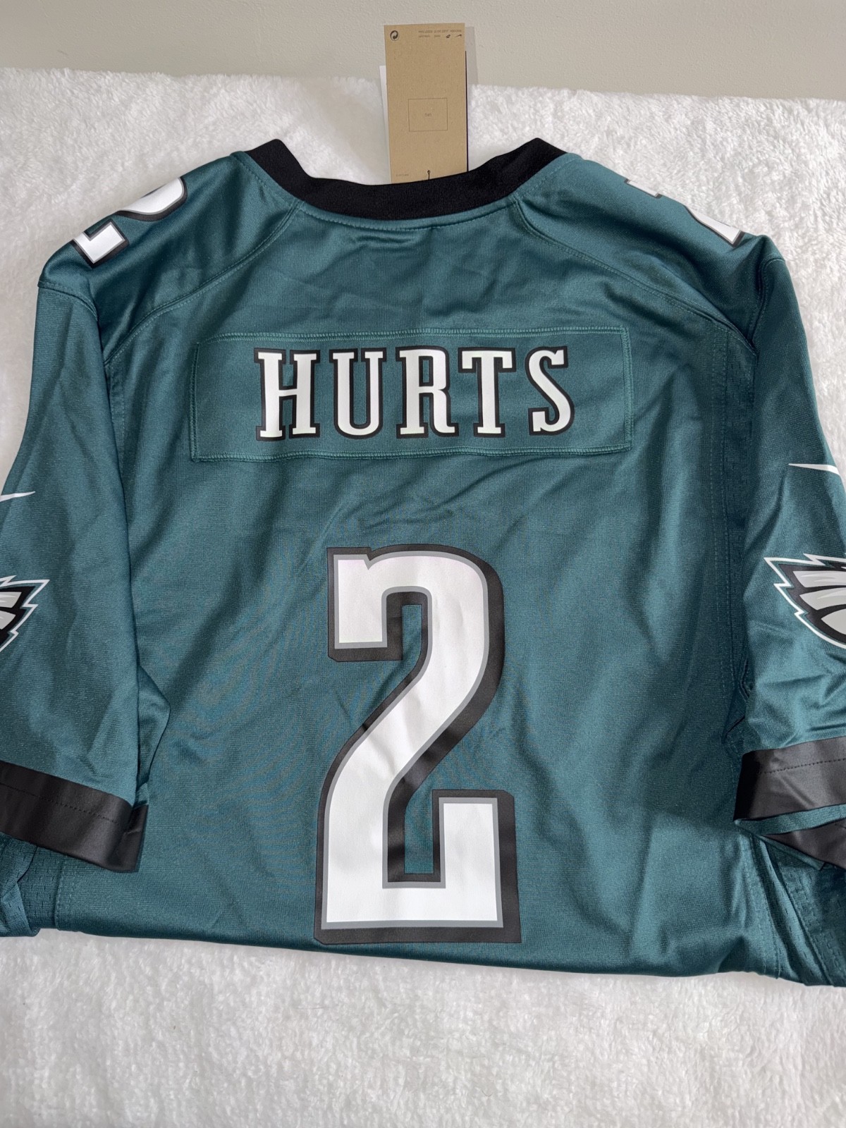 Nike On Field Philadelphia Eagles Jalen Hurts Rookie Jersey #2 Size XL Rare Nike On Field Philadelphia Eagles Jalen Hurts Rookie Jersey #2 Size XL Rare