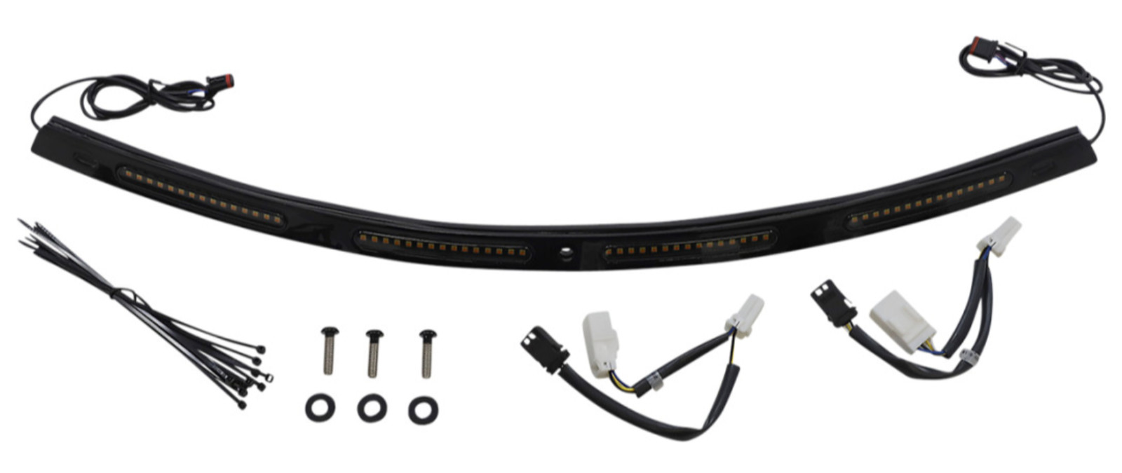 Custom Dynamics - CD-WT2-SEQ-01-B - Windshield Trim with LED Turn Signals,...