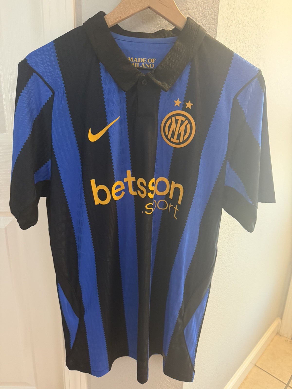 Authentic 2026/27 Nike Inter Milan Home Match Jersey L shirt player version Authentic 2026/27 Nike Inter Milan Home Match Jersey L shirt player version