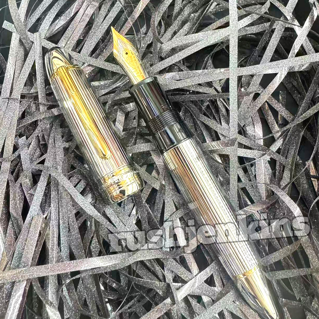 (MB) Meisterstück Solitaire Silver Fountain Pen 149 Executive Luxury (MB) Meisterstück Solitaire Silver Fountain Pen 149 Executive Luxury