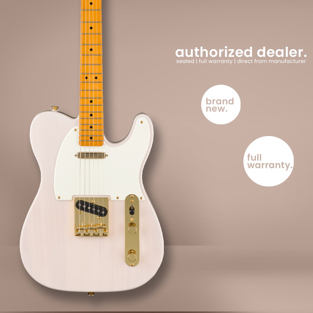 Squier | FSR Classic Vibe 50s Telecaster | Electric Guitar White Blonde