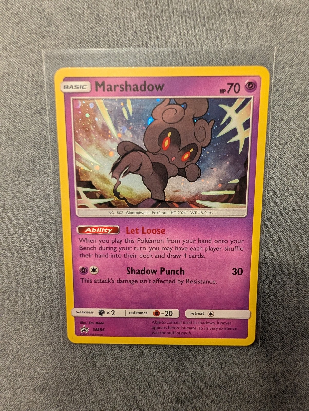 Marshadow SM85 Sm Holo NM