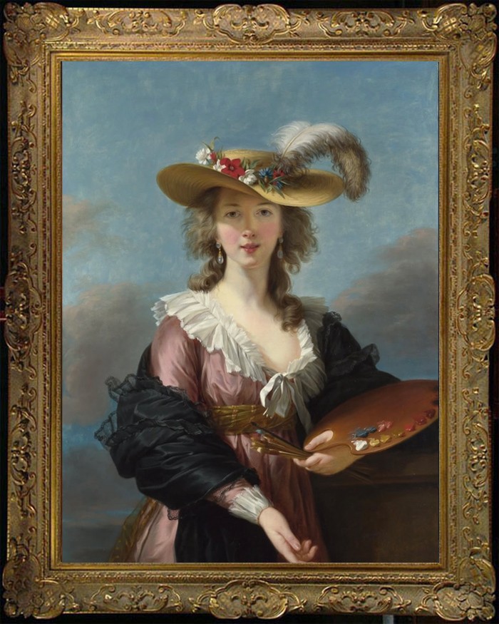 Hand Painted Oil Painting art noblewoman artist On Canvas Wall Art Decor 24