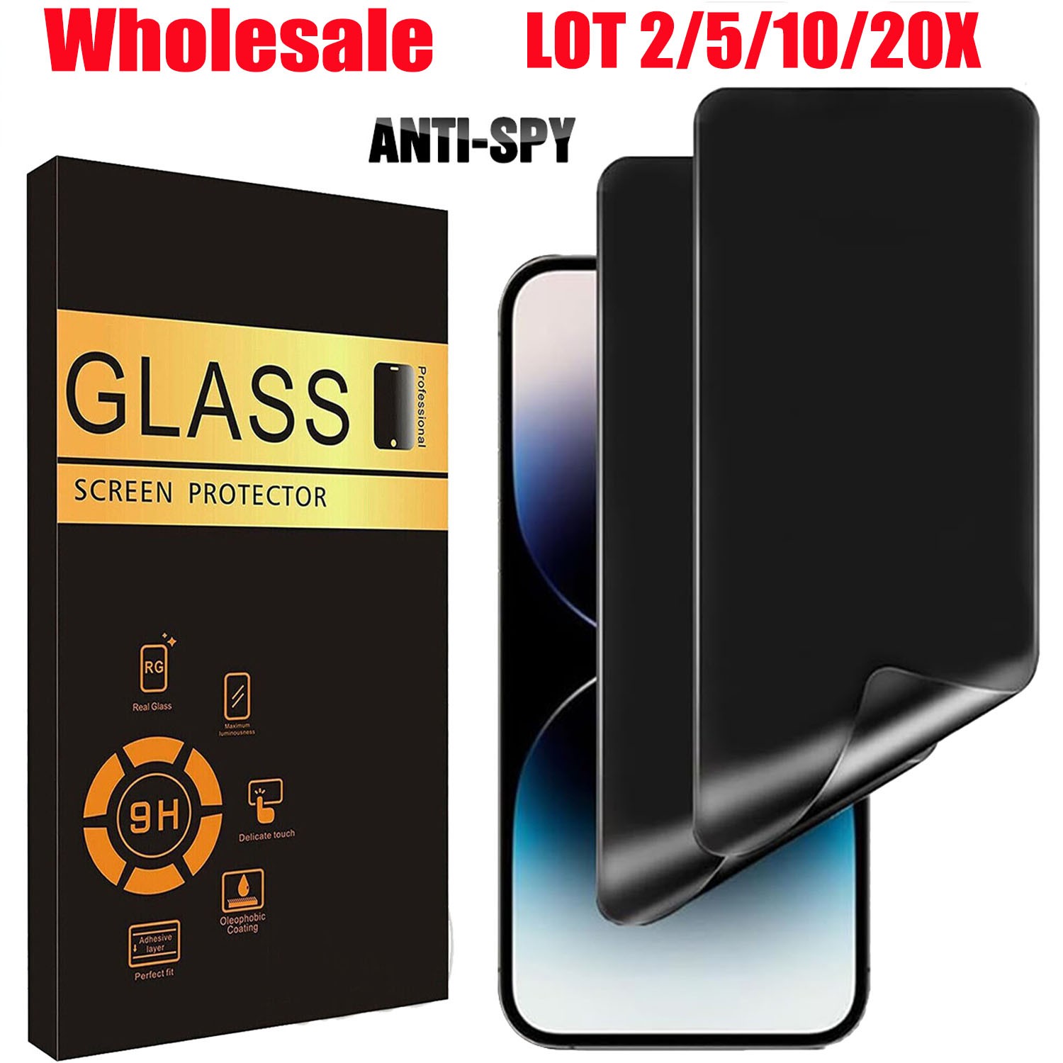 Wholesale Privacy TPU Hydrogel Screen Protector For iPhone 18 17 16 15 14 13 Pro