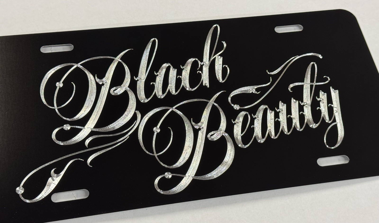 Custom Personalized Car Tag 🔥Diamond Etched Engraved Front Metal License Plate