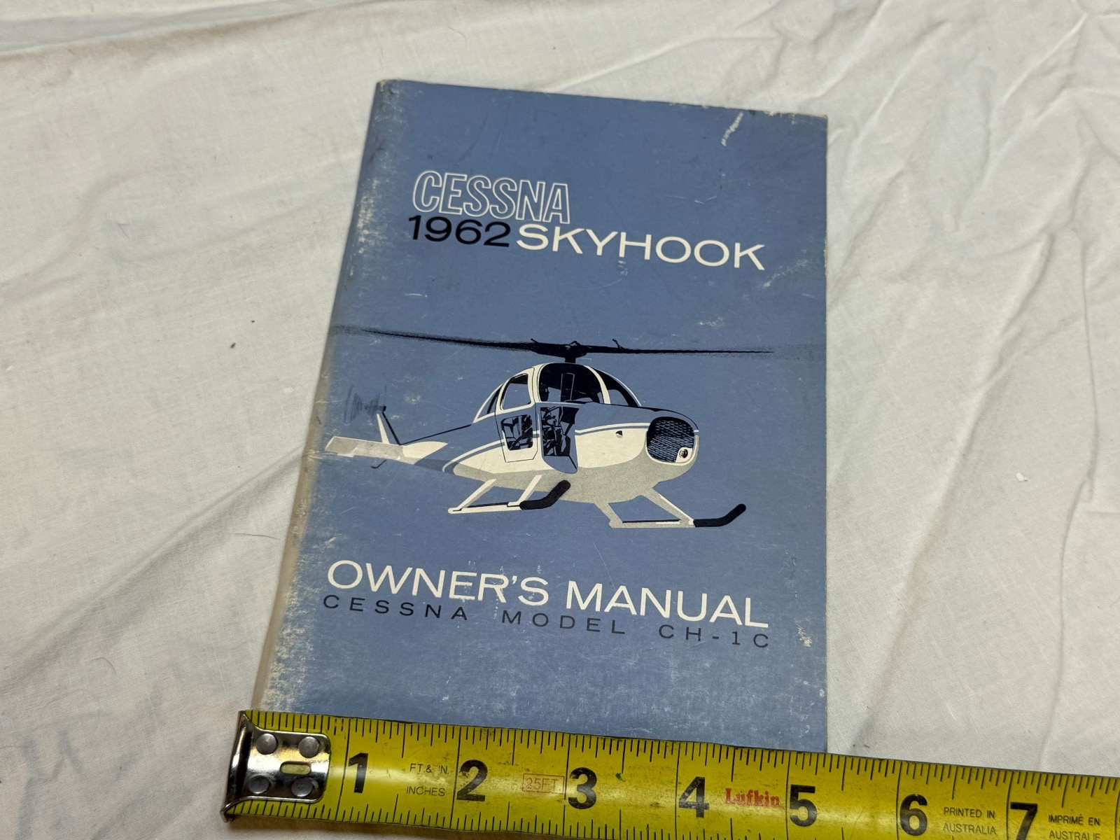 Cessna Skyhook CH-1C Owner's Manual 1962 Cessna Skyhook CH-1C Owner's Manual 1962