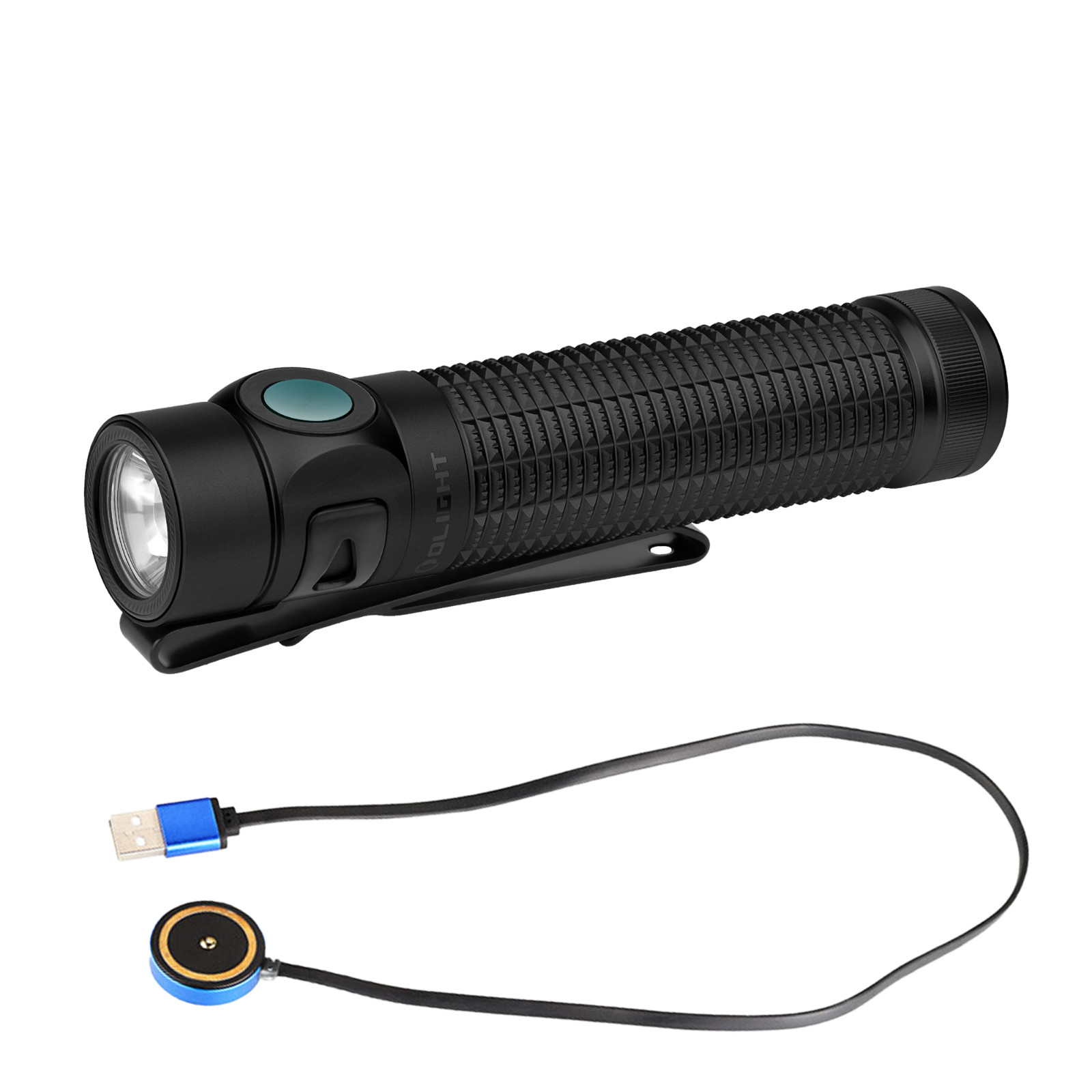 Olight Baton 4 Pro 1600 Lumen Rechargeable EDC Flashlight - Black