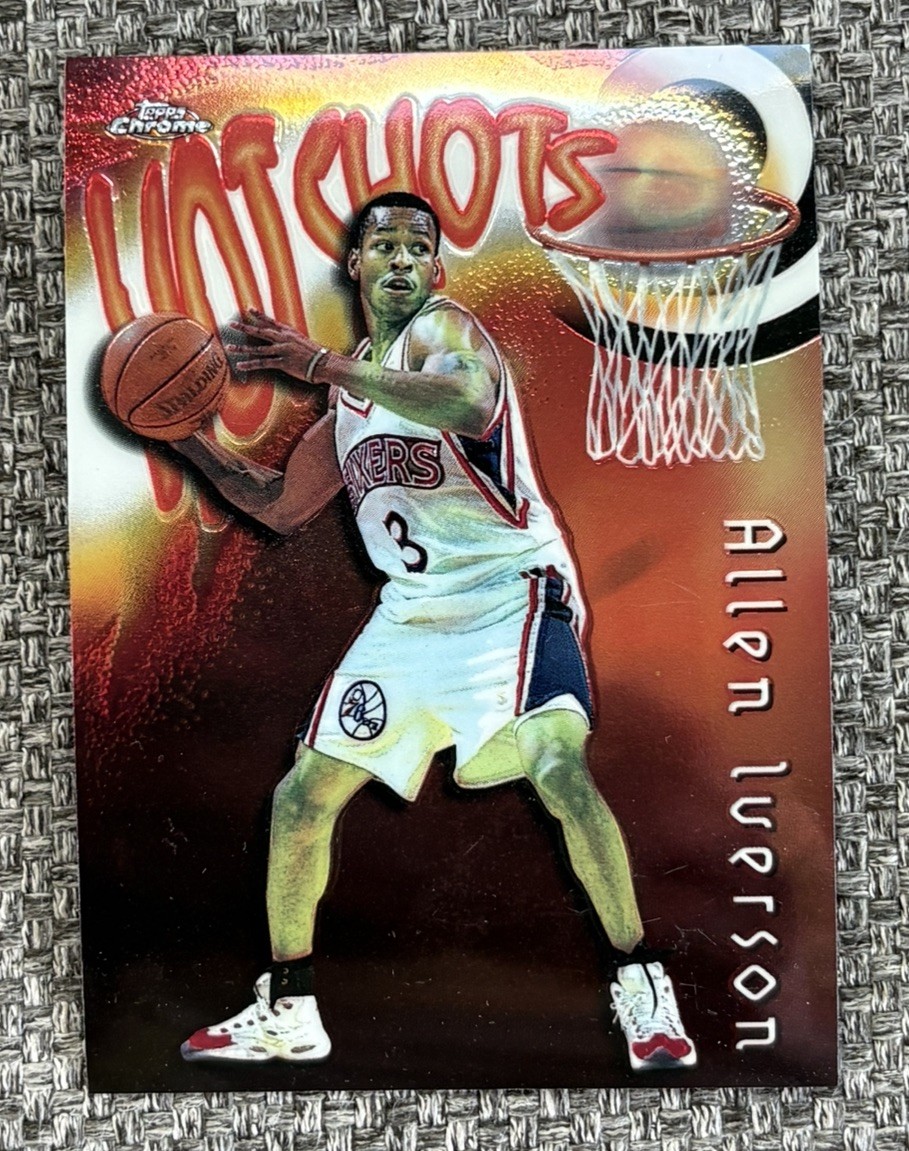 1997-98 Topps Chrome - Season's Best Hot Shots Allen Iverson #26 1997-98 Topps Chrome - Season's Best Hot Shots Allen Iverson #26