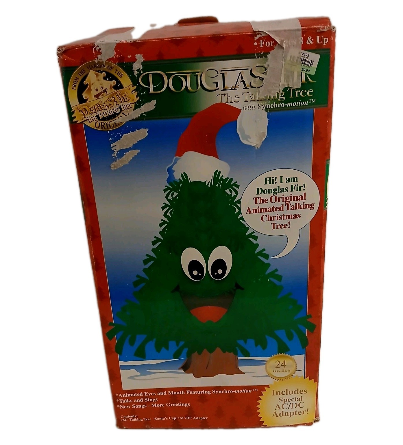 1996 Gemmy Douglas Fir - THE TALKING TREE Animated Singing CHRISTMAS TREE Read* 1996 Gemmy Douglas Fir - THE TALKING TREE Animated Singing CHRISTMAS TREE Read*