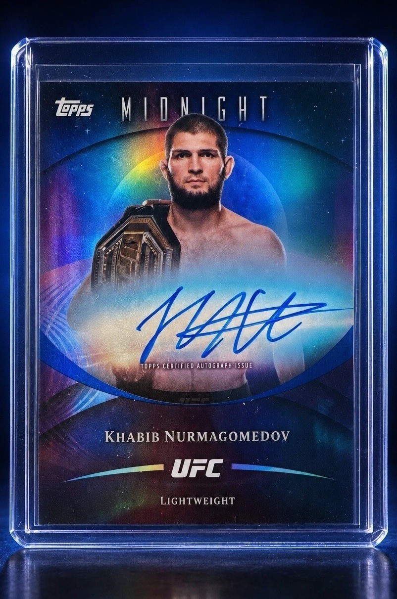Topps 2026 Midnight UFC Khabib Nurmagomedov Autographs Auto BAV-KN