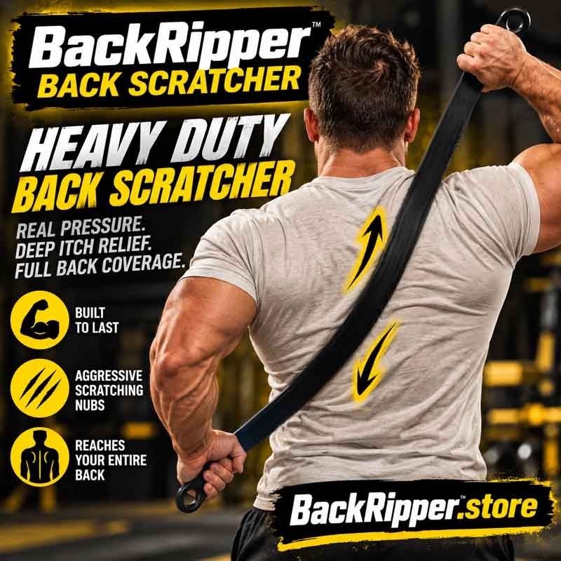 Back Scratching Strap  / Belt -   BackRipper™  Back Scratcher