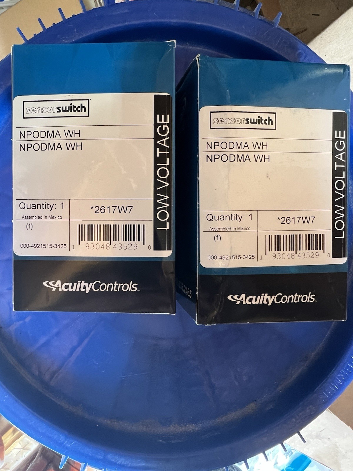 NEW Acuity Controls nLight NPODMA WH Sensor Switch White 2617W7