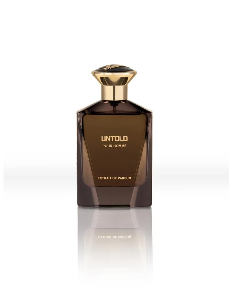 Fragrance Story UNTOLD POUR HOMME Extrait de Parfum Spray 3.4 oz 100 ml NIB