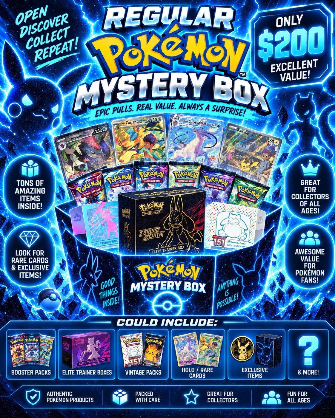 HYPE POKÉMON MYSTERY BOX – ONLY $200