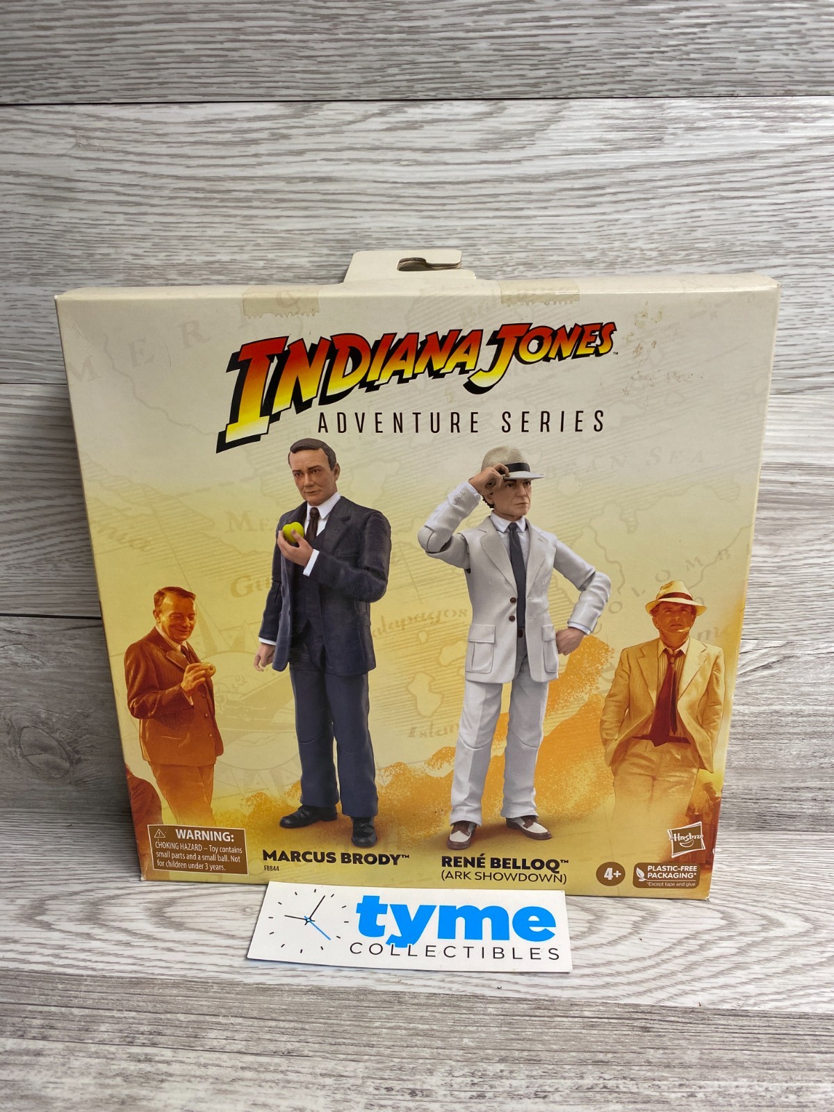 Hasbro Indiana Jones Adventure Series Marcus Brody & Rene Belloq
