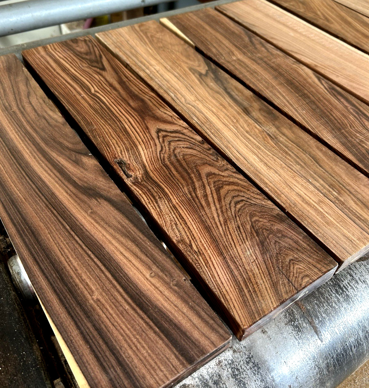 6 PIECES S4S BOLIVIAN ROSEWOOD WOOD LUMBER ~24\