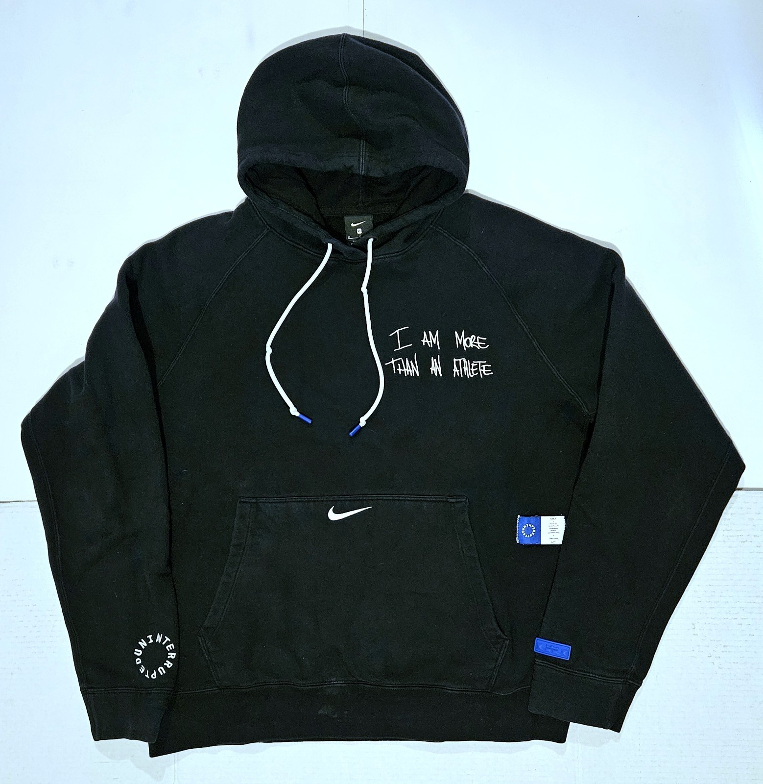Nike UNINTERRUPTED LeBron More Than An Athlete Hoodie Black XL CT6117-010