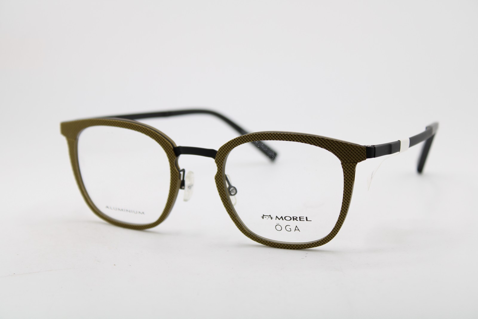 NEW MOREL OGA 10147O VN06 YELLOW BLACK AUTHENTIC FRAMES EYEGLASSES 49-22