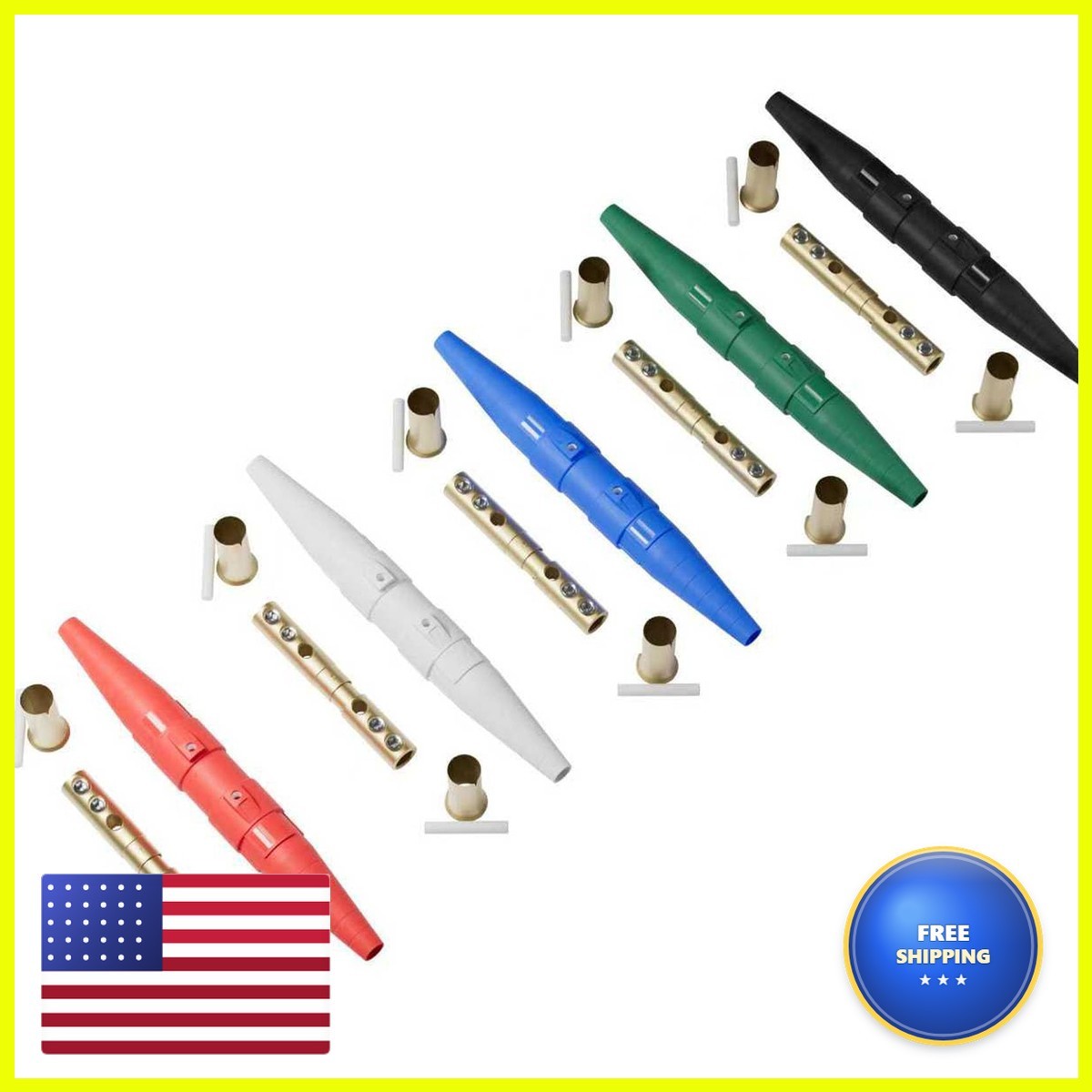 ZGTools (5Pack) CLS40 400A Cam Lock Power Connector, Wire Set 5 Male & Female
