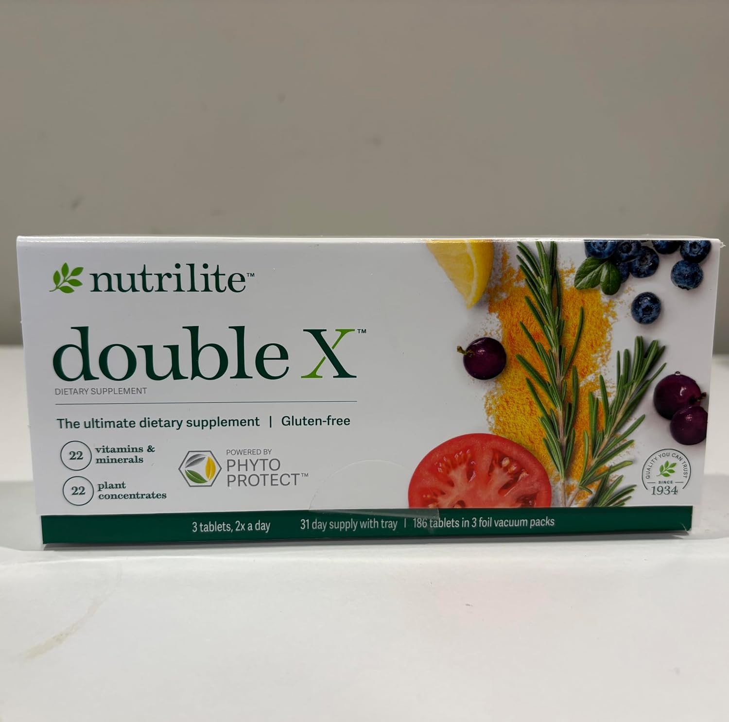 New Nutrilite Double-X Multi-Vitamin Tablets, 31-Day Refill EXP:03/28
