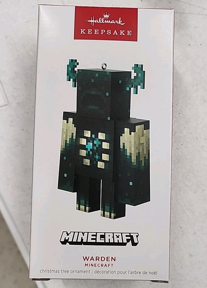 Hallmark Keepsake Ornament 2023 Magic Minecraft The Warden NIB Hallmark Keepsake Ornament 2023 Magic Minecraft The Warden NIB