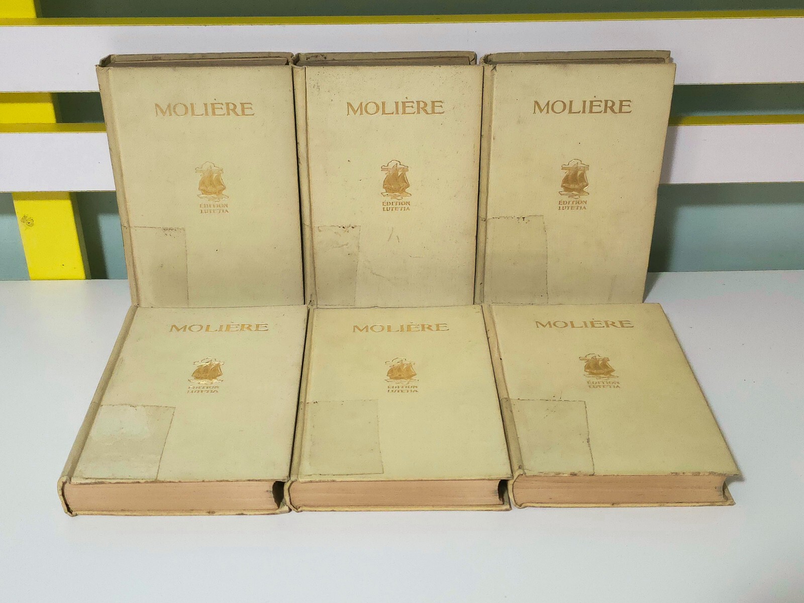 Oeuvres Completes en Six Volumes Moliere Edition Lutetia Volumes I-VI HC Books Oeuvres Completes en Six Volumes Moliere Edition Lutetia Volumes I-VI HC Books